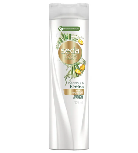 Shampoo Seda Recarga Natural Bambu e Biotina 325mL