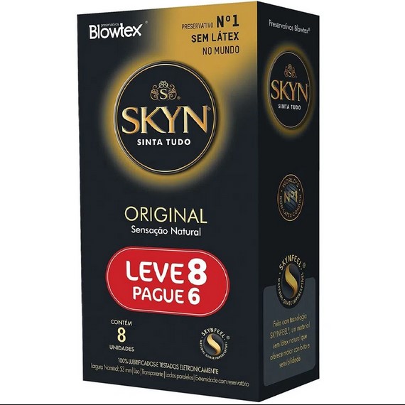 Preservativo Blowtex Skyn Original 8 unidades
