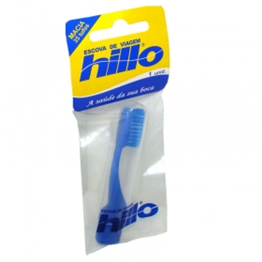 Escova Dental Para Viagem Hillo Macia 35 Tufos